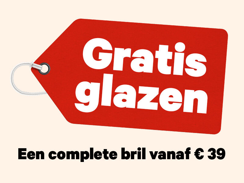 Gratis Glazen bij aankoop van een montuur